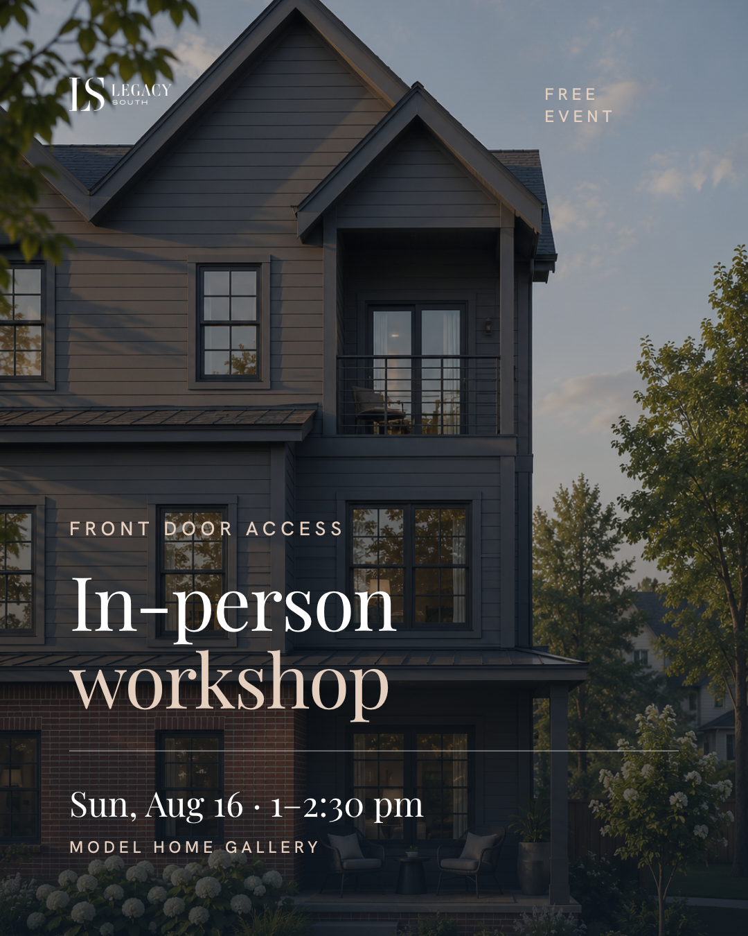 Pre-Approval Workshop flyer